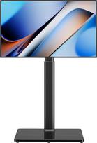 TV stovas TV grindų stovas Reguliuojamo aukščio pasukamas 27-65 colių plokščiam ir lenktam televizoriui, sveriančiam iki 35 kg Max. VESA 400 x 400