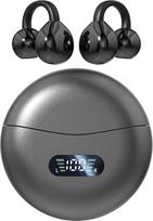 vashoy "Bluetooth" ausinės, "Bluetooth 5.4" sportinės ausinės, įspūdingi bosai, IPX5 atsparios vandeniui, skaitmeninis LED ekranas, atviro tipo, tinka sportui, fitnesui ir bėgimui (juodos spalvos)