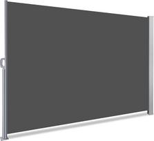 VOUNOT ištraukiama šoninė markizė balkonui, sodui ir terasai, privatumo uždangalas, vėjo skydelis, atsparus vandeniui, apsauga nuo saulės, 140 x 300 cm, pilka
