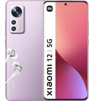 Xiaomi 12 Smartphone + Headphones, 8 + 128GB Mobile Phone without Contract, 6.28 Inch 120 Hz AMOLED Display, Snapdragon 8 Gen 1, 50 MP Triple Camera in Professional Quality, 4500 mAh, Purple