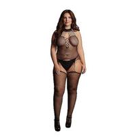 Kūno kojinė Fishnet Choker (XL-3XL)