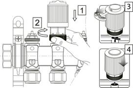 ENGO E30NO-230 termoelektrinė pavara 230V