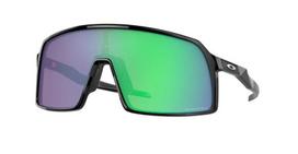 Sportiniai saulės akiniai Oakley Sutro juodi su Prizm Road Jade violetiniais/žaliais lęšiais