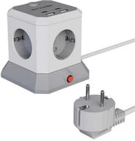 BlitzWolf BW-EC1 4xAC 2xUSB-A 2xUSB-C Extender