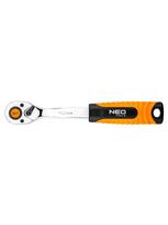 Terkšlė NEO 08-530 1/4", 90T, 155 mm, CrV plienas