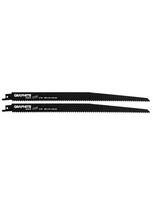 Tiesinio pjūklo geležtės GRAPHITE 300 x 19 x 1.25 mm, 6TPI (2 vnt.)