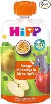 "HiPP Organic Quetschie Mango Passion Fruit in Pear Apple - Nick Rhino" (8 x 100 g), nuo 1 metų, 100% vaisių tyrė, be pridėtinio cukraus, veganiška, geriausios ekologiškos kokybės
