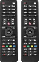 2 pakuočių pakuotė RC4875 Universalus pakaitinis nuotolinio valdymo pultas, suderinamas su "Telefunken" televizoriumi RC4870