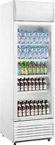 METRO Professional GSC2350 Gėrimų šaldytuvas su stiklinėmis durimis (324L), baltas, 1,62 kWh/24h, 220-240 V, šaldytuvas, LED apšvietimas, 4 reguliuojamos lentynos, skirtas maitinimo įstaigoms, barams, restoranams