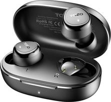 TOZO E1 ausinės Belaidės "Bluetooth" 5.3 Bluetooth ausinės, "Bluetooth" ausinės į ausis su programėle, 30 valandų aukščiausios kokybės garsas, IPX6 atsparumas vandeniui, 2 ENC mikrofonai, aiškūs skambučiai, triukšmo slopinimas