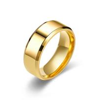Paprasti 8 mm vyriški žiedai Titano nerūdijančio plieno žiedai vyrams moterims Matinis šlifuotas vestuvinis sužadėtuvių juostos žiedas Unisex papuošalas dovana 6