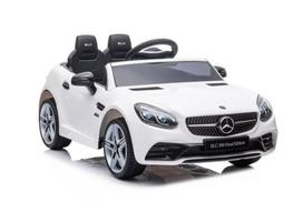 Elektrinis baltas automobilis Mercedes SLC 300