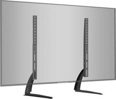 "1home" universalus stalo stalviršis televizoriaus stovas Stalinis ekrano monitoriaus stovas, skirtas LCD LED 32"-60", reguliuojamo aukščio, VESA iki 800 * 400 mm