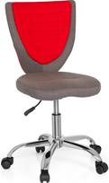 "HJH Office Kiddy Comfort" 670610 Vaikiška biuro kėdė, audinys, pilka / raudona