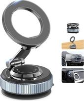 Gahenwo Vakuum Magnetinis automatinis telefono ryšio stovas, 360° verstellbare Auto-Telefonhalterung für Magsafe mit Saugnapf & Drehverschluss kompatibel für Smartphone
