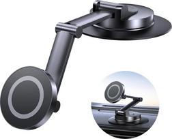 JOYEKY MagSafe automobilinis mobiliojo telefono laikiklis, universalus automobilinis magnetinis mobiliojo telefono laikiklis prietaisų skydeliui, 360° pasukamas, reguliuojamas