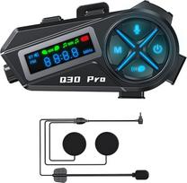 OBEST Motociklininko šalmo ausinės, motociklininko šalmo "Bluetooth" domofonas su FM, vandeniui atsparios šalmo ausinės "HiFi Stereo", belaidė motociklo ausinių ryšio sistema važiavimui, slidinėjimui, kelionėms