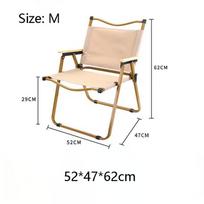 Aluminum Folding Chair Portable Camping Chair Heavy Duty Outdoor Picnic Chair Car Trunk Lightweight Chair for Beach Hiking M