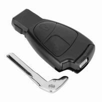2 mygtukų automobilio nuotolinio valdymo pultelio dėklas, išmaniojo rakto korpusas Mercedes Benz