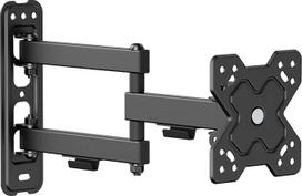 "PureMounts" televizoriaus monitoriaus sieninis pakreipiamas ir pasukamas universalus laikiklis su šarnyrine ranka Maks. VESA 100 x 100 mm, skirtas 13-32 colių televizoriaus monitoriui, sveriančiam iki 20 kg, juodas