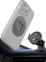 "sincetop" automobilio prietaisų skydelio telefono laikiklis su greituoju atleidimu Q [Quad] - 360° reguliuojamas telefono laikiklis, sumažinamas per vieną sekundę, suderinamas su "iPhone"/"Samsung