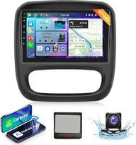 4G + 64G 9 inch car radio Bluetooth for Renault Trafic / Vauxhall Vivaro 2015 Carplay Android car wireless, podofo 8-core Android radio 2 DIN with screen GPS navigation HIFI/RDS/FM DSP AHD rear view