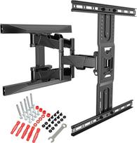 Ergosolid schwenkbar, robust, für Bildschirme von 45 bis 75 Zoll (11,9 cm), LED, LCD, TV-Halterung mit VESA max. 600 x 400 mm, iki 45,5 kg, TÜV GS Zertifikat, 2020-P6, schwarz