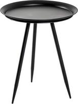 HAKU Möbel šoninis staliukas Juodas metalas Išmatavimai: Aukštis 54 cm x Skersmuo 44 cm Stilius: Modernus