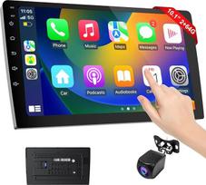 Haudio CarPlay Auto-Display, 10,1 Zoll Wireless CarPlay ir Wireless Android Auto, Rückfahrkamera, Doppel-DIN Autoradio, GPS navigacija, Bildschirmspiegelung, Audio-Empfänger, Musikplayer