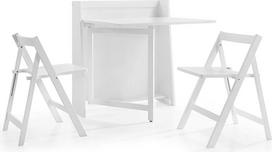 "Julian Bowen Helsinki Compact" valgomojo komplektas, baltas