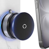 ALAFLY Magnetinis mobiliojo telefono siurbtuko laikiklis [360° pasukamas] Vakuuminis mobiliojo telefono laikiklis, suderinamas su "MagSafe", skirtas dušui, virtuvei, sporto salei, stiklui, veidrodžiui, automobilio ekranui, lygiam paviršiui - juodas
