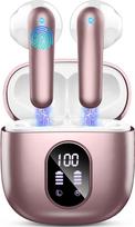 Bluetooth Headphones, Wireless Bluetooth 5.3 In-Ear Headphones, Bluetooth with 4 Mics, 50H Wireless Headphones, ENC Noise Cancelling, Deep Bass Earbuds, IP7 Waterproof Earphones, LED Display