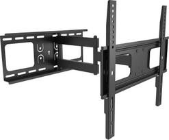Equip 650315 55 Juodas sieninis laikiklis plokščiaekraniams televizoriams, 200 x 200 mm, 400 x 400 mm, 200 x 100,200 x 200,400 x 200,400 x 400 mm, -20 - 10 °, -90 - 90 °)