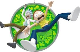 Hallmark Keepsake Rick and Morty "The Vat of Acid" Kalėdų papuošalas 2024 Cartoon Dovanos
