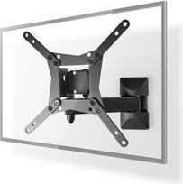 NEDIS Full Motion TV Wall Mount - 10-32" - Didžiausias atraminis ekrano svoris: 30 kg - Pakreipiamas - Pasukamas - Mažiausias atstumas nuo sienos: 68 mm - Didžiausias atstumas iki sienos: 370 mm - 3 posūkio taškai
