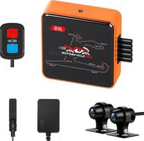 VSYSTO "WiFi" motociklo "Dash Cam" vandeniui atspari GPS HD 1080P 140° plataus kampo objektyvas "Sonyimx307" priekinės ir galinės kameros parkavimo apsauga Didelio greičio atsisiuntimo vaizdo įrašas Laidinis valdiklis