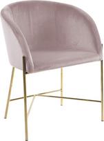 "AC Design Nika" kėdė Dusty Pink Fabric W 56 x H 76 x D 54 cm Pakuotė 1 vnt.