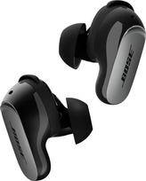 "Bose New QuietComfort Ultra Bluetooth" ausinės (2 kartos), belaidės triukšmą slopinančios ausinės, iki 6 valandų veikianti baterija, IPX4 apsauga, 360 laipsnių garsas, gilūs bosai, juodos spalvos