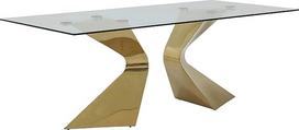 "Kare Design" stalas "Gloria Gold" 200 x 100 cm