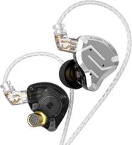 "KZ ZS10 Pro In-Ear Monitor" ausinės, 4 subalansuoti diskiniai garsiakalbiai ir 1 dinaminis garsiakalbis, 5 garsiakalbių (4BA ir 1DD) ausinės (juodos, be mikrofono)
