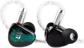 "Yinyoo TRI TRI Star River" laidinės ausinės IEM su 4 derinimo režimais 10 mm aukštos kokybės berilio DD HiFi stereofoninės ausinės muzikantams dainininkams (žalios spalvos, 3,5 mm kištukas)