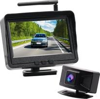 3T6B atbulinės eigos kamera automobilio galinio vaizdo su naktinio matymo funkcija, 4,3 colių LCD automobilio monitorius, vandeniui atsparus monitorius, atbulinės eigos kamera automobiliui, visureigiui, sunkvežimiui ir furgonui