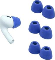 Comply TrueGrip Earplugs for Airpods Pro Gen 1 & 2, Electric Blue, Medium