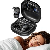Miegoti mažos ausinės Belaidis triukšmo slopinimas "Bluetooth 5.4" ausinės Minkštos ausinės šoniniam miegui Nematomas mini TWS belaidis "Bluetooth" ausinės Miego ausinės Miego ausinės ENC ausinės mažoms ausims
