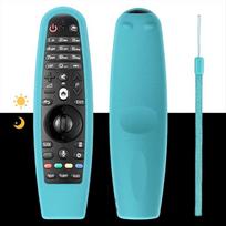 Silikono apsauga LG MR20GA MR19BA MR18BA MR650A MR600 Fernbedienung, rutschfeste Abdeckung für LG AKB75855501 Magic Remote Skin Protector - Glow Blue