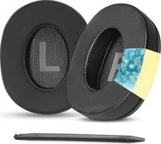 TaiZiChangQin MDR-RF895RK aušinimo gelio ausų pagalvėlės keičiamos su "Sony MDR-RF995RK MDR-RF895R MDR-RF895R MDR-RF895RK WH-RF400R" ausinėmis Ausų pagalvėlės Ausų pagalvėlės Ledo šilko audinio atminties putos juodos spalvos