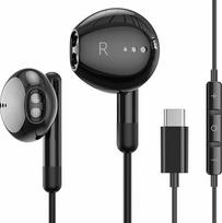 USB C ausinės "iPhone 16 15 Plus Pro Max iPad Pro" ausinės su USB C kabeliu, mikrofonu, garsumo valdymu, skirtos "Samsung S24 S23 S22 S21 S20 A53 A54" "Google Pixel" 8 7 6A 5 4 OnePlus 10 9