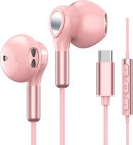 USB C Headphones for Samsung Galaxy S22 Ultra S21 FE S20 A53, USB C Headphones with Microphone In-Ear Headphones with Cable, USB Type C Headphones for iPad Pro 2021/2020 iPad Air 5/4/Mini 6, Pixel 7 6