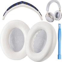 "AHG Accessory House" pakaitiniai ausų ir galvos juostos pagalvėlės, suderinami su "Bose QuietComfort Ultra" belaidėmis ausinėmis (baltas dūmas) Lengvas surinkimas "pasidaryk pats" ir didelis komfortas