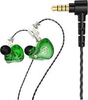 KAMINRUN FEDAI DX2 In-Ear Monitor ausinės, IEM HiFi laidinės ausinės ausinės su 1DD, įtraukiantis bosų garsas dainininkams, muzikantams, scenai, būgnininkams bažnyčioje (be mikrofono, žalios spalvos)